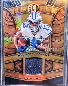 2021 Panini Gold Standard Gold Rush /299 Michael Gallup #GR-MG - Picture 1 of 2