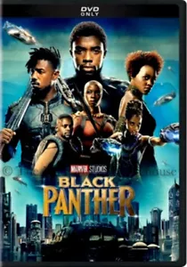 Authentic Marvel Black Panther Movie DVD Chadwick Boseman Michael B. Jordan Film - Imagen 1 de 4
