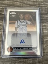 2022 Topps Chrome OTE Card #CA-RD3 Rob Dillingham Autographed