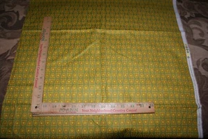 Road Trip Signs Chartreuse Green Alison Glass Andover Fabric Cotton 1Yd+ 1x 43W - Picture 1 of 3