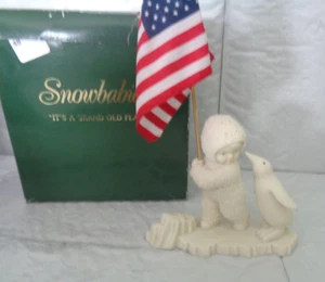 Figura Department 56 - Snowbabies - "It's A Grand Old Flag" - Imagen 1 de 4