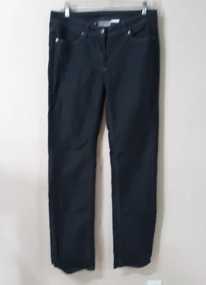 Pantalones de mezclilla McDonalds para mujer talla 4 33x32 negros uniforme informal ropa de trabajo 5210 Foto 1 de 4