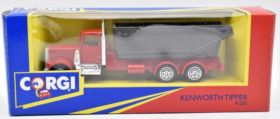 Corgi Kenworth Tipper Truck red - black. boxed. 91200 - Image 1 of 2