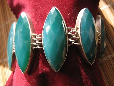 Bracciale  Agata Imperiale Arg.925 Grande - Immagine 1 di 4