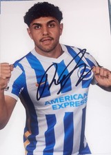 Signed 6x4 Photo Reda Khadra Brighton & Hove Albion