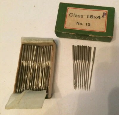 Singer vintage sewing machine class 16 x 4 Needles x 10 size 13 - Image 1 of 4