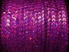 Stranded/String 6mm Cup Laser Sequins 5m Pink Embellishment 