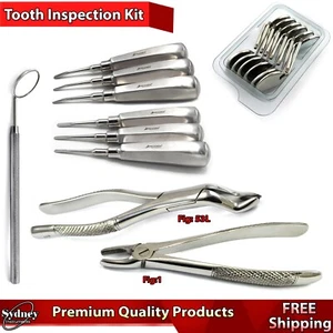 Dentistry Kit Instruments Luxation Elevators Tooth Loosen Pulling Surgical Tool - Picture 1 of 7