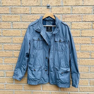 ADHOC Blue Jacket Coat Size 52 Winter Smart Casual Activewear Work Office Rain - Picture 1 of 8