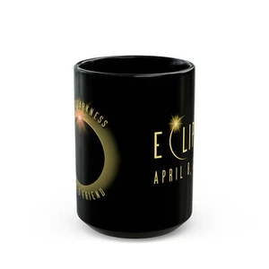 ECLIPSE CELEBRATION schwarzer Becher (11oz, 15oz) - Bild 1 von 4