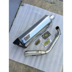 Yamaha X-Max 300 Type Evo Exhaust Silver Original 99 Racing Header Silver #hh - Bild 1 von 11