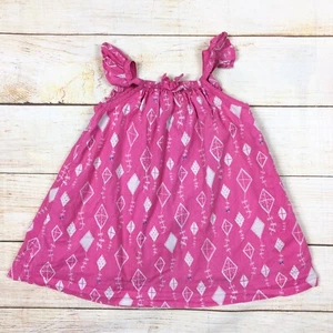 Baby Gap Pink Cotton Kite Print Dress Girls 12-18 Months - Picture 1 of 6