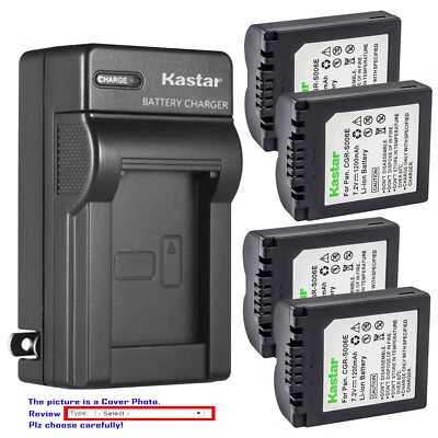 Kastar Battery Wall Charger for Panasonic CGA-S006 & Panasonic Lumix DMC-FZ35