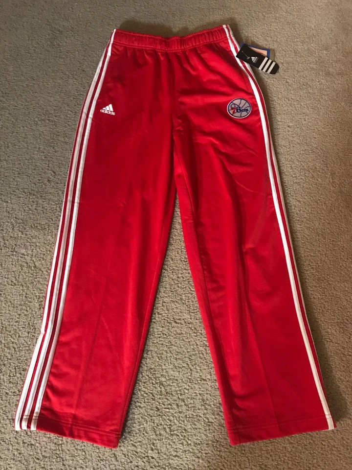 PANTALONES DEPORTIVOS PHILADELPHIA 76ERS SIXERS ADIDAS NBA Niños Pequeños 5/6 Nuevos con Etiquetas $30 Foto 1 de 3