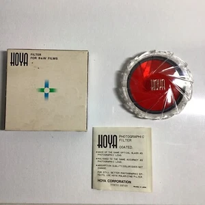 HOYA Filter For B&M Films 49mm Red (25A) JAPAN. FREE SHIPPING. - Picture 1 of 4