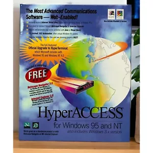 HyperAccess 8 Windows 95 PC Terminal Emulation Software CD Upgrade HyperTerminal - Picture 1 of 10