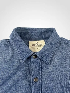 Camisa informal Hollister para hombre mediana con estampado suroeste manga larga abotonada - Imagen 1 de 12