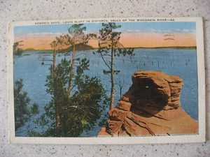 Cartolina d'epoca E. C. Kropp - Incudine del demone, Wisconsin Dells - pubblicata anni '30 - Foto 1 di 5