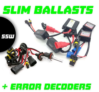 9005 Hb3 55w Xenon Hid Conversion Kit Set Pair Spare Part Replacement Budget Can - Image 1 of 3