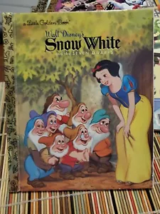 2009 Walt Disney's Snow White and the Seven Dwarfs Little Golden Book Gb22 - Imagen 1 de 3