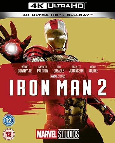 Iron Man 2 4k Ultra HD Blu-ray Region Dolby Atmos MINT