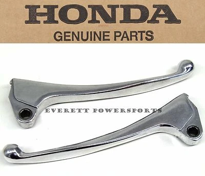 Brake Levers Handle Early P50 PC50 Z50A CT70 OEM Genuine Honda Set #Q146 - Image 1 of 3