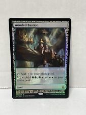 MTG Magic the Gathering Wooded Bastion (30/45) Zendikar Expeditions LP FOIL