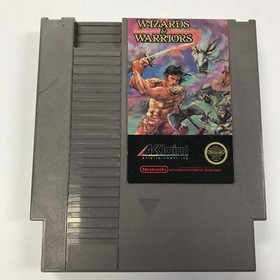 Wizards and Warriors NES Nintendo Cart and Rental Photocopied Book -- S2G --
