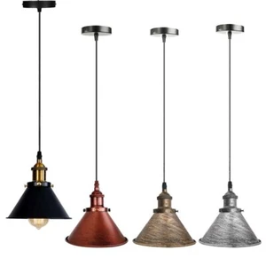 Industrial Pendelleuchte LED Vintage Hänge Decken Lampe Modern Retro Fassung - Bild 1 von 12