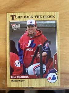 Bill Belichick 2023 Topps Now Turn Back The Clock MGR Card #BB1 MONTREAL EXPOS - Picture 1 of 2