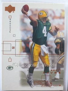 Brett Favre - 2001 Upper Deck Pros and Prospects #32 - Green Bay PACKERS - Bild 1 von 1