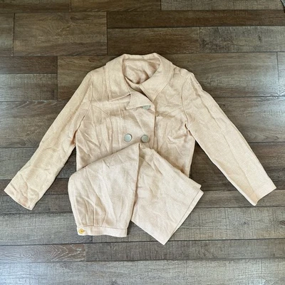 Conjunto de traje falda melocotón vintage años 60 talla S estilo Supreme St Louis #292 Foto 1 de 4