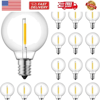 G40 Led Replacement Light Bulbs 1W Shatterproof Globe Bulb Fits E12 or C7 Can... - Image 1 of 4