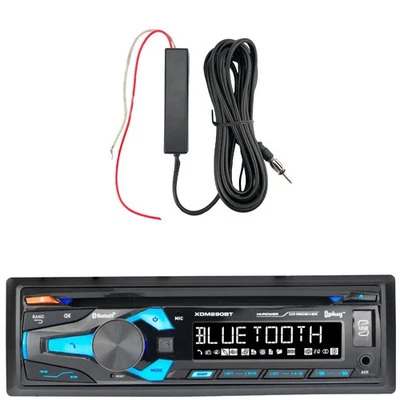 Receptor AM Dual Electronics XDM290BT Single DIN In-Dash, kit amplificador amplificador Foto 1 de 3