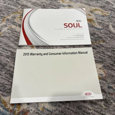 2015 KIA SOUL Warranty and Consumer Information Manual and Features & Functions - Image 1 of 4