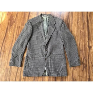Orvis Houndstooth Wool Blazer Men's Sport Coat Herringbone Classic - Picture 1 of 14