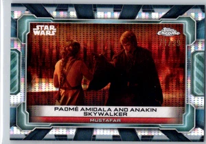2024 Topps Hyperspace Padme and Anakin Mustafar /99 #GE-7 Pulsar Refractor - Bild 1 von 2