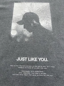 Nf Rapper Shirt Just Like You Gray Shirt Size Medium Nf Real Music Hiphop Tee M - Picture 1 of 21