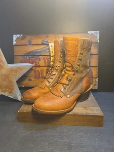 Mens 7D Twisted X Lace Up Cowboy Boots - Picture 1 of 11