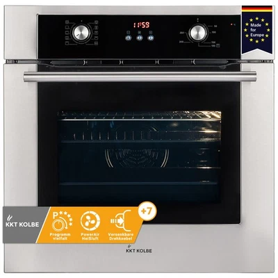 KKT KOLBE Einbaubackofen autark 60cm Backofen 70L Grill Heißluft Teleskopauszüge - Bild 1 von 4