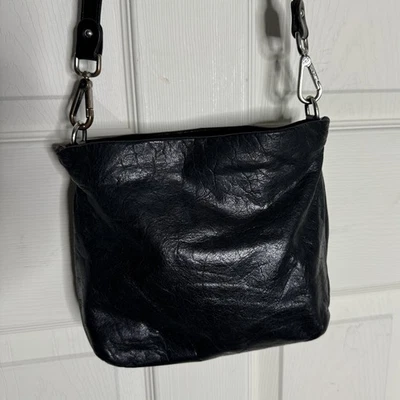 Bandolera Gianni Chiarini Bolso de Cuero Italiano Bandolera Negra #FF Foto 1 de 4