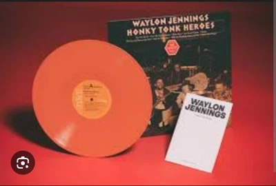 Waylon Jennings Honky Tonk Heroes VMP CW018 Exclusive Rust Vinyl Sealed New - Image 1 of 3