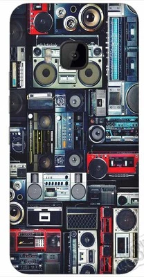 Cover per Htc One M9,in plastica rigida,design design stereo - Immagine 1 di 4