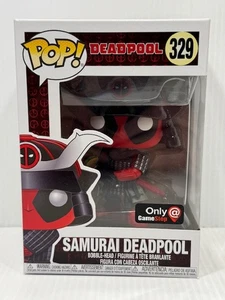 Samurai Deadpool Marvel Funko Pop! #329 GameStop Exclusive w Protector - Picture 1 of 8