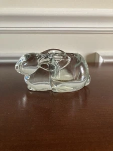 Kristall Hase Kaninchen Glas Windlicht Indiana Glas - Bild 1 von 6