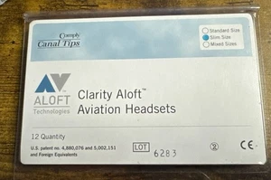 NEW GENUINE CLARITY ALOFT COMPLY SMALL (Slim) Canal Tips Package Of 12 Free ship - Picture 1 of 5