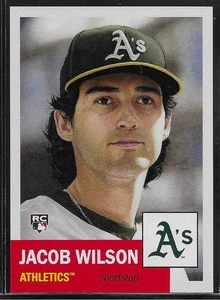 2025 Topps MLB® Living Set # 816 Jacob Wilson Rookie Athletics 1.409 Printed - Bild 1 von 1