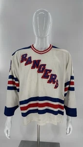 Vintage 90s New York Rangers Sergei Nemchinov #13 White Men’s Size L - Picture 1 of 9