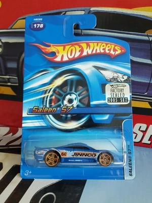 Hot Wheels 2005-178 Saleen S7 azul JINNCO - holograma sellado de fábrica Foto 1 de 4