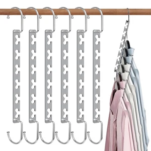 Magic Clothing Sturdy Metal Hangers Wardrobe Closet Organizer Space Saving Ha... - Picture 1 of 9